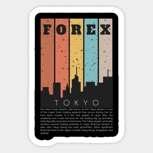 Forex Tokyo Skyline Sticker